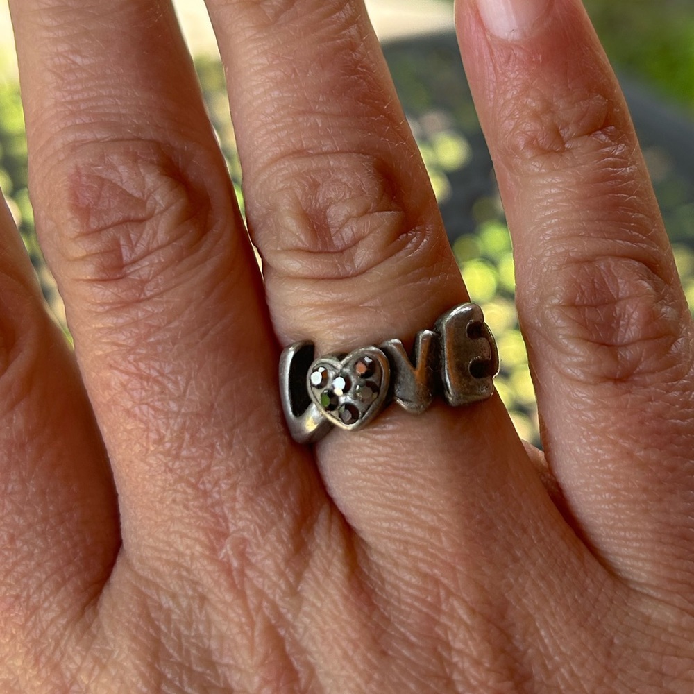 LOVE Silver Ring